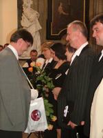 poděkování místostarostou města v kostele sv. Valentina