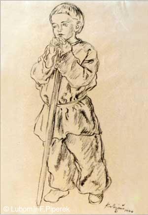 Kobzáň Jan, valašský výtvarný umělec a spisovatel